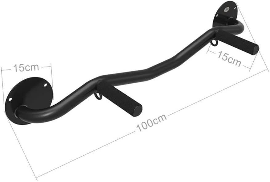 Pull Up Bar, Heavy Duty Chin Up Bar Wall Mount with Exercise Bands, Max Weight 660 LBS, Wall-Mounted Strength Training Pull-UP Bars