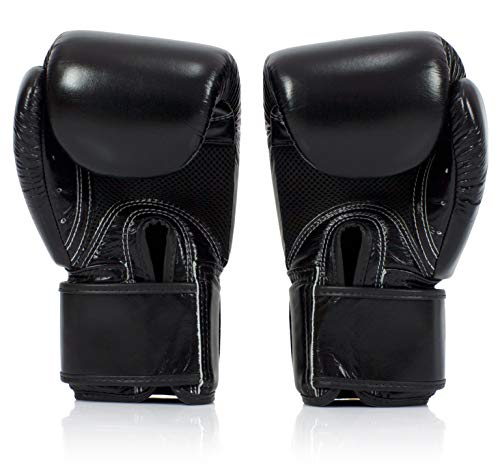 Fairtex BGV1BR Muay Thai Boxing Breathable Gloves for Men, Women, Kids | MMA Gloves, Kickboxing, Gym, Workout | Premium Quality, Light Weight & Shock Absorbent Boxing Gloves