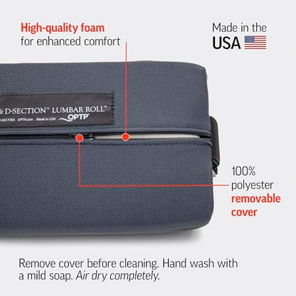 OPTP The Original McKenzie D-Section Lumbar Roll – Large, Firm Density