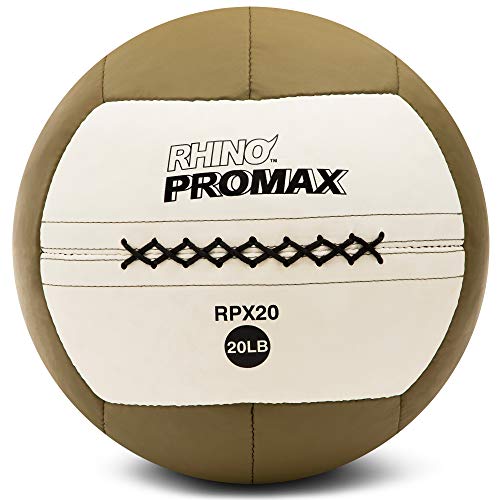 Champion Sports Rhino Promax Wall Balls - Soft Shell Non-Slip Grip for Weightlifting, Plyometrics, Cross Training, & Home Gym