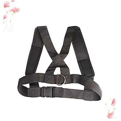 Sled Workout Harness with Heavy Duty Hooks for Fitness Training
