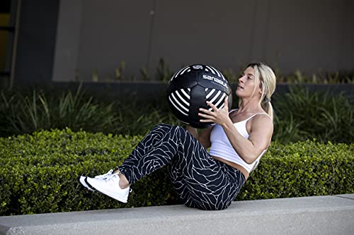 Sanabul Lab Series 14-inch Medicine Ball for Exercise Cross Training Essential Core Workouts and Explosive Fitness Exercises Weighted Ball - size: 25 lbs