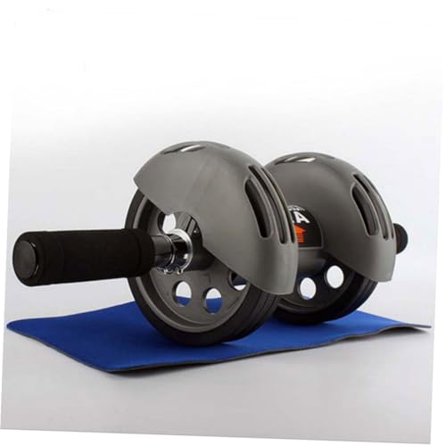 Abaodam Automatic Rebound Wheel Abdominal Roller with Kneeling Pad Wear-resistant Ab Wheel Trainer for Core Strength Muscle Building and Home Gym Fitness