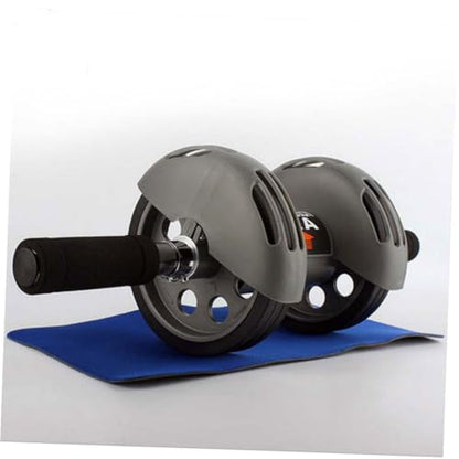 Abaodam Automatic Rebound Wheel Abdominal Roller with Kneeling Pad Wear-resistant Ab Wheel Trainer for Core Strength Muscle Building and Home Gym Fitness