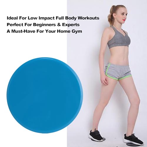 plplaaoo Exercise Core Sliders Compact Dual Sided Gliding Discs for Full Body Workout Build Functional Core Strength at Home or Gym ABS Material 7 Inch Diameter Set of 2