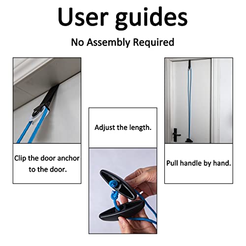 Shoulder Pulley Over The Door Physical Therapy System, Exercise Pulley, Alleviate Shoulder Pain and Facilitate Recovery from Surgery - color: Blue