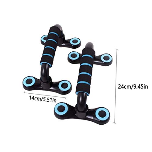 S Shape Push-up Stand Aluminium Alloy Home Fitness Chest Training Equipment