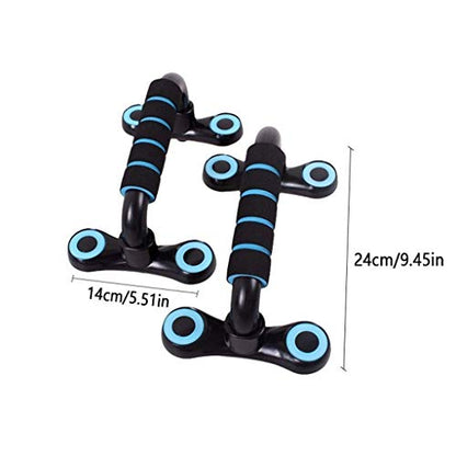 S Shape Push-up Stand Aluminium Alloy Home Fitness Chest Training Equipment