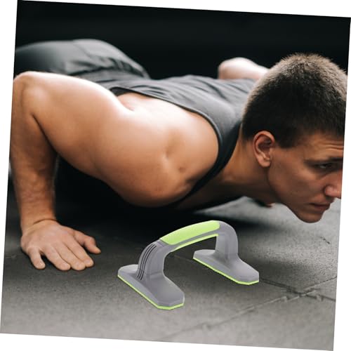 KICHOUSE 2Pcs Bars Anti-Slip Soft Plastic Handles for Home Gym Strength Training Equipment for Men Women for Floor Workouts and Bodyweight Exercises