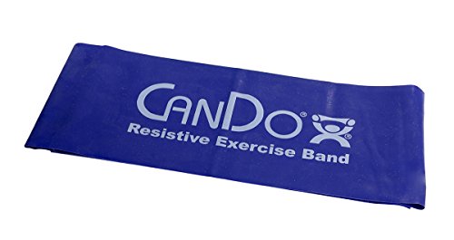 Fabrication Enterprises Fabrication CanDo Exercise Band, 5-Foot Single - color: Blue