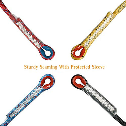 Aoneky Outdoor 10mm Static Utility Rope, Heavy Duty Polyester Rope for Pulling, Rigging, Tree Work & Hunting, Gym Fitness, 2000LB Tensile Strength