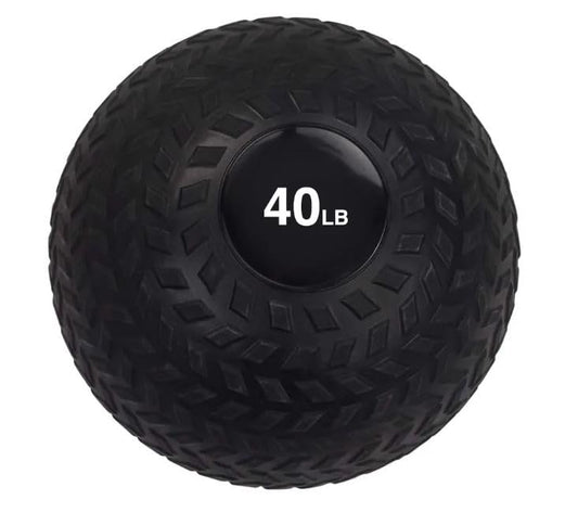 Body Sport Slam Ball with Tread Surface, Versatile, Workout Training, Strength Building, Improve Muscle Mass - size: 40.0 Pounds
