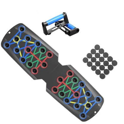 Push Up Boards Multifunctional Foldable Fitness Workout Push up Tool Pushup Stands Exercise Board Muscle Board for Home