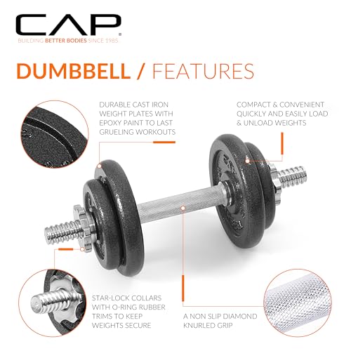 Cap Barbell Adjustable Dumbbell Weight Set | Multiple Options