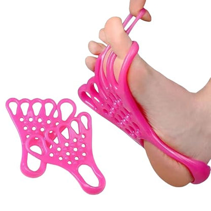 Toe Resistance Bands Strong Loop- Toe Stretcher -Toe Bands - color: pink