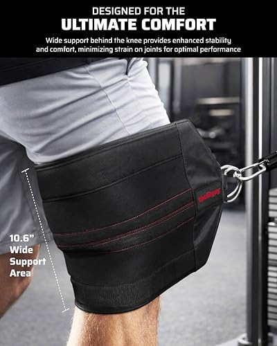 THEFITGUY Squat Knee Attachment for Cable Machine, Resistance Band & Smart Gym | Supports Deep Split Squats | Promotes Knee Strength, Ankle Mobility & Joint Stability | Home & Commercial Gym Accessory