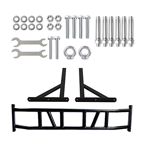 Wall Mount Pull Up Bar Wall Mounted Body Press Pull Up Bar Gym Chin-Up for Upper Body Workout