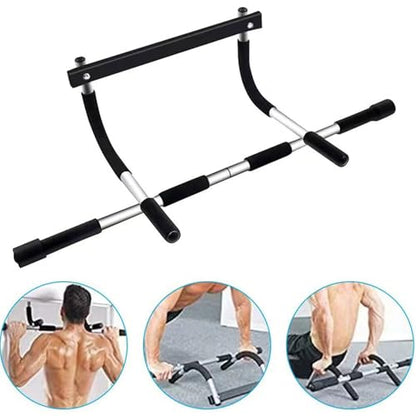 None Drilling Hanging Rod Nonslip Doorway Pull Up Adjustable Door Horizontal Home Fitness Equipment Enduring None Drilling Hanging