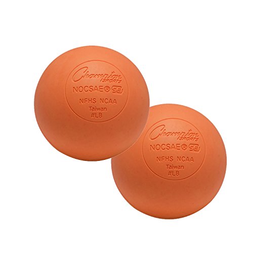 Champion Sports Lacrosse Balls & Rhino Skin® Foam Balls – Official Size Balls for Games, Practice & Training, NCAA, NFHS & SEI Certified, Multiple Colors, Packs & Styles Available
