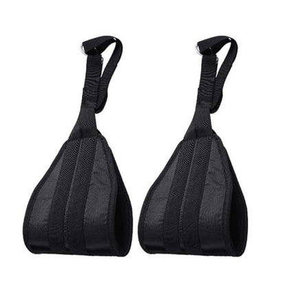 Adjustable Abdominal Suspension Strap for Hanging Knee Raises Fitness Hanging Belt with Thick Padding for Pull Up