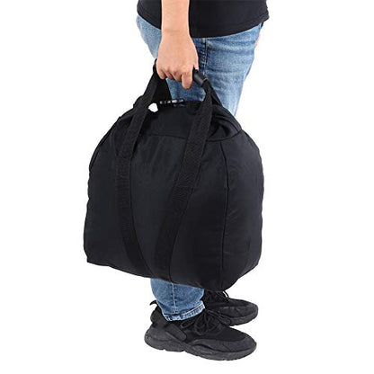 AYNEFY Weightlifting Sandbag Fitness Sand Bag Workout Bag 48cm 900D PU Oxford Cloth Ergonomic Gel Grip for Outdoor Home Travel Exercise