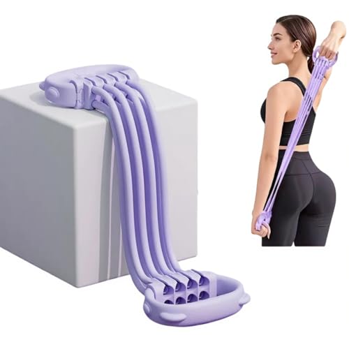 Resistance Bands with Handles for Women & Men - color: Purple