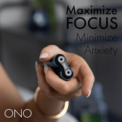 ONO Roller - Handheld Fidget Toy for Adults | Help Relieve Stress, Anxiety, Tension | Promotes Focus, Clarity | Compact, Portable Design (Teal, Junior Size - Aluminum) - size: Junior Size, style: Aluminum - Teal