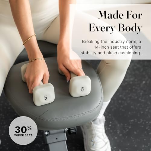 WeGym Workout Bench, Adjustable and Collapsible for Home Gym Training - color: Grey