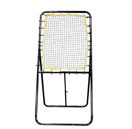 Predator Sports React Lacrosse Rebounder | 4x3 ft Bounce Back Net | Lacrosse Passing & Shooting Trainer | Baseball Rebounder Net, Pitching Net & Rebound Net for High-Performance Practice
