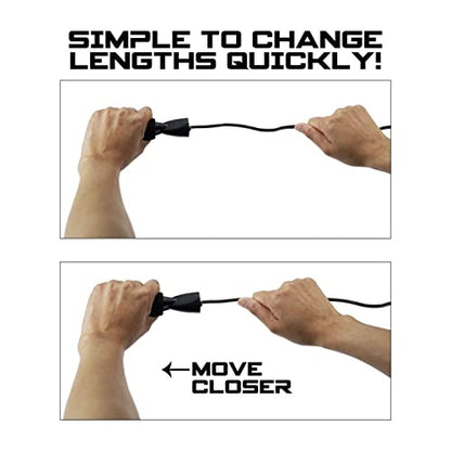 Crown Sporting Goods Deluxe Speed Jump Rope with Precision Bearings and Foam Handles