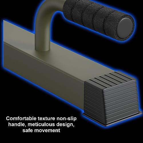 Dip Station Heavy Duty Dip Stand Adjustable Multifunction Dip Bar 440LBS Loading Capacity, Parallel Bars for Home Gym Workout, Calisthenics, Gymnastics, Strength Training