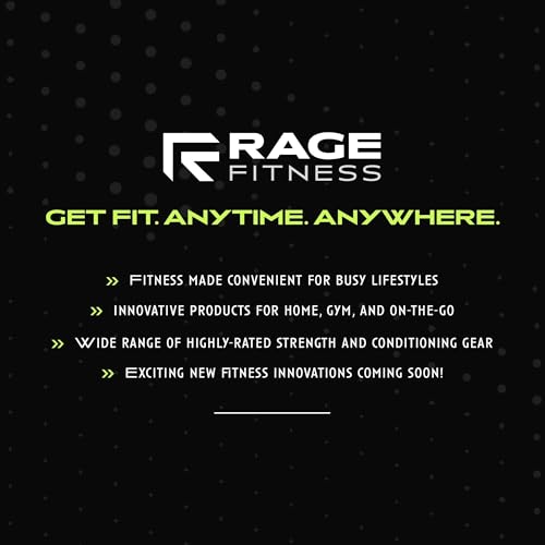 Rage Fitness Single Cast Iron Kettlebell | Powder Coated - Wide Handle Weights for Core & Glute Workouts; Swings, Squats, Deadlifts; Strength, Endurance & Flexibility for Men & Women - size: 4 KG