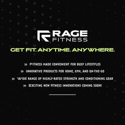 Rage Fitness Single Cast Iron Kettlebell | Powder Coated - Wide Handle Weights for Core & Glute Workouts; Swings, Squats, Deadlifts; Strength, Endurance & Flexibility for Men & Women - size: 4 KG