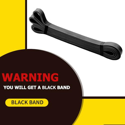 Resistance Band Pull up Band Fitness Exercise Bands Natural Latex for Workout Body Stretch Powerlifting Band Fitness Sport Training at Home/The Gym - color: black