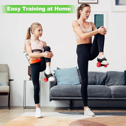 Dumbbell Foot Attachment- Adjustable Ankle Weights Strap for Leg Workouts, Home Gym Equipment - Perfect for Hamstring Curl, Shin Splint Relief, Monkey Feet Weight Lifting - Leg Weights for Men & Women - size: 7*9