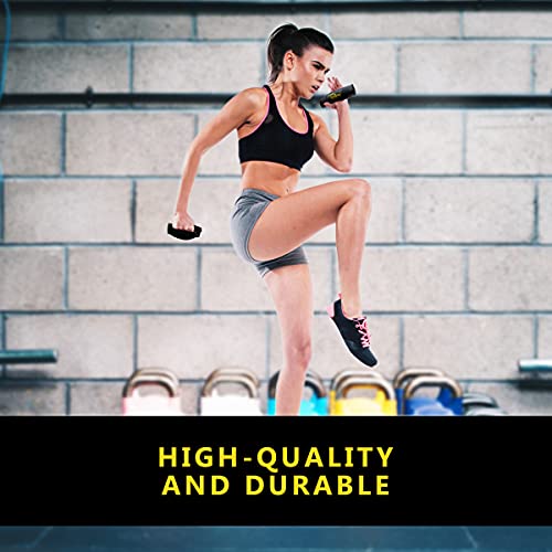 Happy Walking Hand Weights Sets for Women or Men 2 LB Weights Each Neoprene Dumbbell Walking Weights for Home Workout, Exercise, Cardio Miracle, At Home Gym