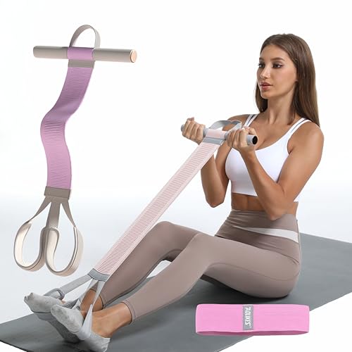 Multifunctional Tension Rope Sit-Up Assistance, Knitted Fitness Equipment for Abdominal/Waist/Arm/Leg Stretching & Weight Loss Training