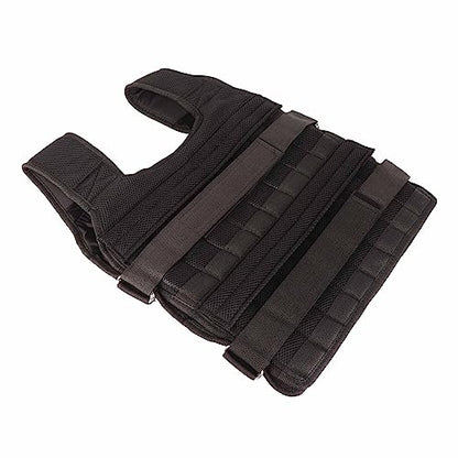 Breathable Mesh Weighted Vest for Strength Training – 15kg Adjustable Fitness Jacket