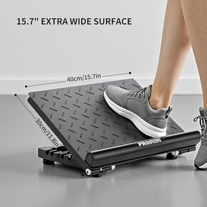 PROIRON Steel Slant Board for Calf Stretching，Calf Stretcher Slant Board for Squats 5 Adjustable Incline Angles，Incline Board 660lbs Weight Capacity for Ankle Stretching Training Home Gym
