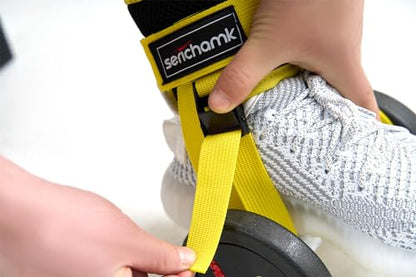 Adjustable Adjustable Feet Dumbbell Attachment,Feet Weight Lifting-Foot Weights for Exercise, Leg Extensions,Tibialis Trainer,Leg Lift Exercise Equipment - color: Style 1-Yellow 1pc