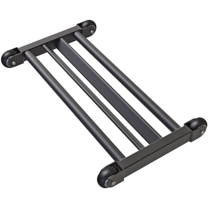 SELEWARE Glute Ham Glider Heavy Duty Ab Glute Glider Machine, Exercise Wheels for Smooth Hamstring Curl Abdominal and Leg Workouts, Multifunctional Ab Glute Machine for Home & Commercial Gym - color: B: 28.7" L*17" W