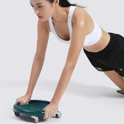 Ab Roller Wheel,Ab Exercise Equipment with Knee Pads,Women's Multifunctional Abdominal Wheel Board,360° Rotating for Core Exercise,Abdominal Strength Training for Full Body Fat Burning Home Gym (B)