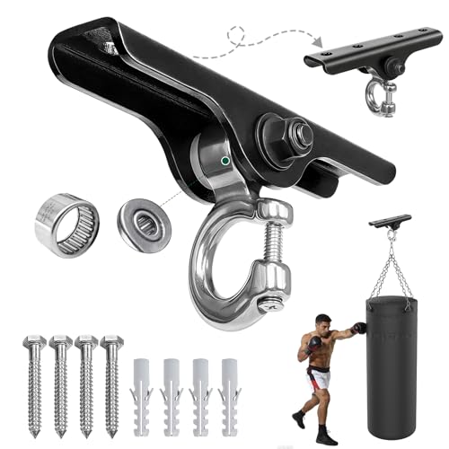 Heavy Duty Swing Hanger,180° Silent Oscillation, 800 lbs Capacity, for Playground, Swing Set, Hammock, Yoga, Punching Bag