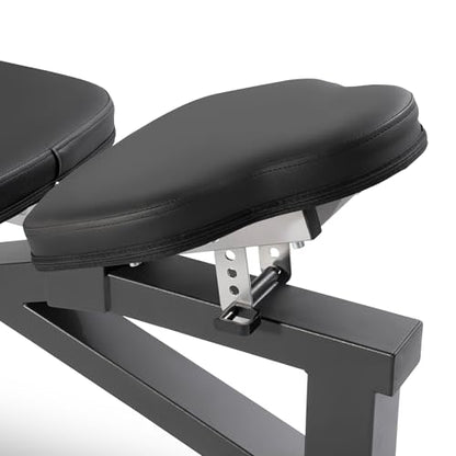 Marcy Deluxe Adjustable Utility Weight Bench for Home Gym Weightlifting and Strength Training SB-8062