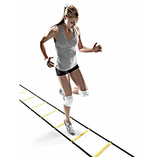 SKLZ Speed and Agility Ladder - Training Equipment for Athletes - Improve Coordination, Footwork, and Quickness - Ideal for Soccer, Football, and Fitness Workouts - style: Quick Ladder, 15-Feet