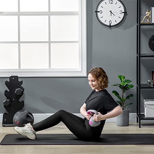 SPORTNOW Kettlebell, Kettle Bells with Handle for Home Gym Weight Lifting and Strength Training