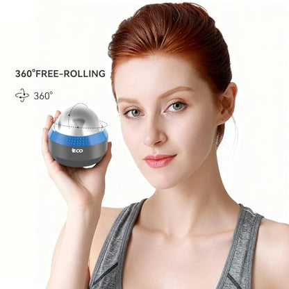 Cold Massage Roller Ball - Ice Roller Ball for Muscles Deep Tissue, Cold & Heat Therapy, Plantar Fasciitis Roller