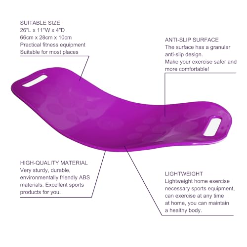 Stability Balance Board for Core Strength and Flexibility Workouts, ABS Plastic Construction