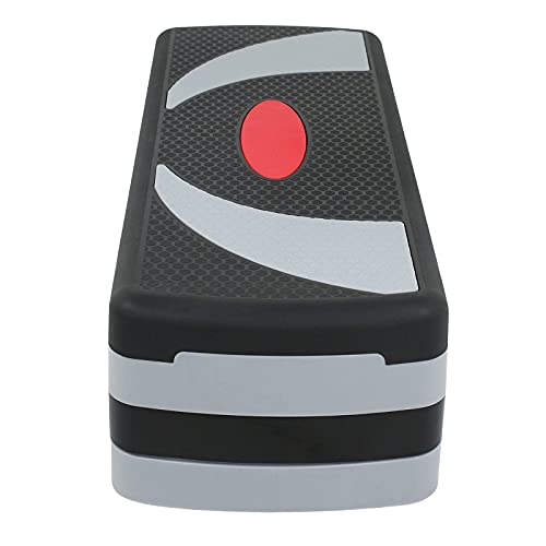 ZENY 31’’ Aerobic Step Platform, Adjustable Exercise Workout Stepper with Stable Risers, Stand Up Steppers for Exercise at Home, Fitness Equipment for Home Gym