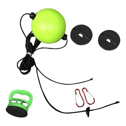 kowaku Double End Punching Ball, PU Reflex Speed Ball for Boxing Agility Training, with Suction Cup and Sticky Disc Mount